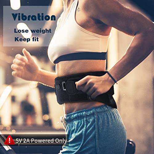 QUICK WIN Heating Waist Belt/Lower Back Heat Therapy Wrap/Massage Lose Weight Heated Belt