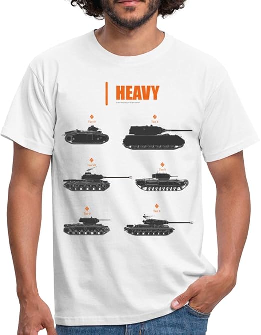 Spreadshirt World of Tanks 100 Years of Tanks Heavy Men's TShirt