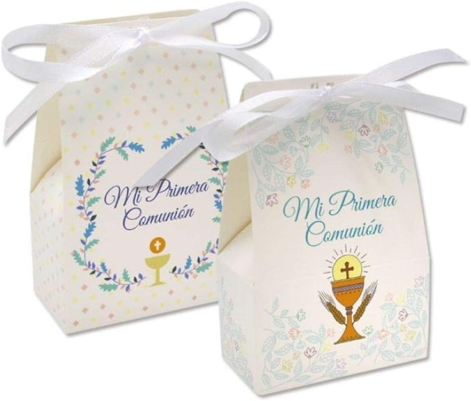 POESSA Caja Regalo Set 2 Unidades Primera Comunion 7x12cm: Amazon.es: Hogar