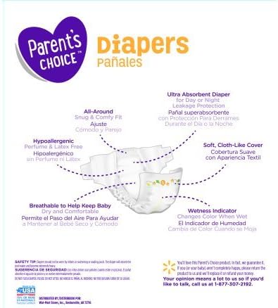 parents choice diapers size 1 168