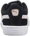 PUMA Unisex-Child Suede Classic Sneaker, Black/White, 10.5 M US Little Kid