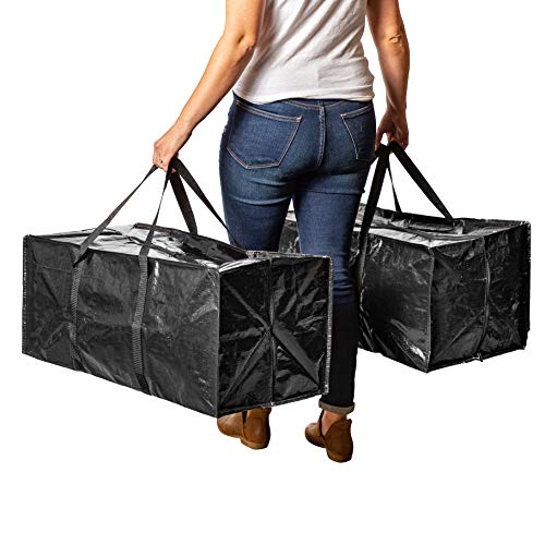 BAGTHAT! 10 Moving Bags, Heavy Duty Extra Large Stronger Handles Wrap