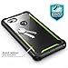 Google Pixel 2 XL case, i-Blason [Ares] Full-Body Rugged Clear Bumper Case with Built-in Screen Protector for Google Pixel 2 XL 2017 Release (Black/Green)