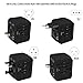 Universal Travel Adapter，Bobel All in One Converters Wall Charger AC Outlet Plugs with 2.4A 4xUSB for UK, AU, Africa, Japan, Spain, India, Italy, etc
