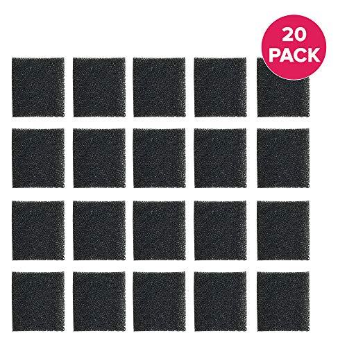 Think Crucial Replacements for AeroGarden Sponge Filters Fit Miracle-GRO AeroGarden Pumps, Reduces Dirt & Debris in Pump, Increases Life of AeroGarden Pump (20 Pack)