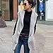 Kize Women Faux Fur Sleeveless Hoodie Waistcoat Tops Cardigan Gilet Jacket Coat Vest