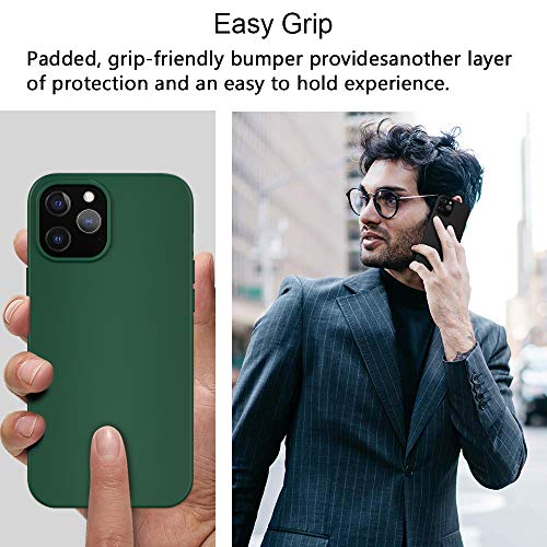 ivoler Pack de 10 Coque pour iPhone 12 Pro/iPhone 12, Mince Souple TPU Silicone Housse Etui Coque de Protection (Noir, Vert Foncé, Vert Clair, Bleu, Orange, Vin Rouge, Rouge, Jaune, Violet, Marron)