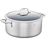 ZWILLING Spirit 3-ply 8-qt Stainless Steel Ceramic Nonstick Stock Pot