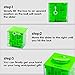 Geefia Money Maze Box for Kids and Adults, Gift Puzzle Box Money Holder and Brain Teasers - A Fun and Inexpensive Game Challenge for Children Birthday (Green)