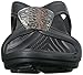 crocs Women's Sanrah Embellished Wedge Sandal, Black/Silver Metallic, 8 M US
