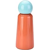 FAFAXOXO 17 oz About 500 ML Stainless Steel Water Bottle - Vacuum Insulated Water Bottle -Hot&cold Drink Metal Water Flask,BPA Free (Blue orange)