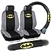 Batman Front Seat Covers & Steering Wheel Cover Gift Pack - Warner Bros Gear