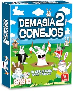 - Demasia2 Conejos | Juego De Mesa 7 Años O Más | Juegos De Mesa para 2 A 4 Jugadores | Juegos Infantiles | Juego Cartas Niños 15 Min | Regalo Niño 7 Años