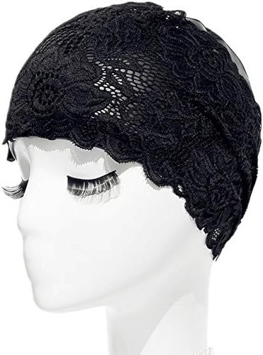 sanniya Long Hair Swimming Cap PU Coating Ladies personalized Lace swimming cap