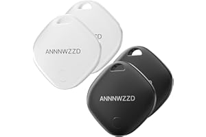 ANNNWZZD Air-Tag 4 Pack Item Finders with Apple Find My APP (iOS Only) Air Tags Help You Track Your Keys, Wallet, Luggage, Backpack, Super Lightweight [Apple MFi Certified]