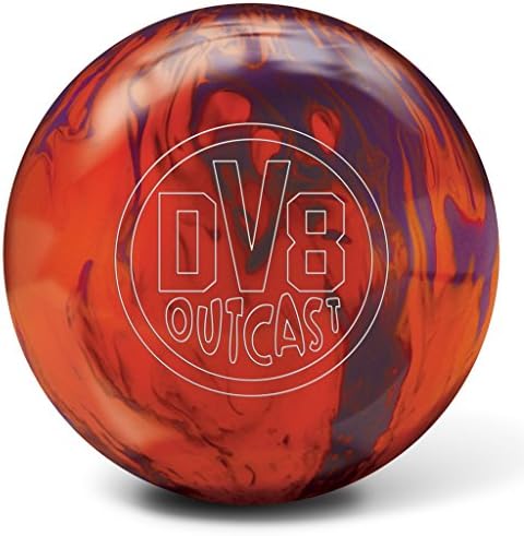 DV8 Outcast Bowling Ball with Free Shoulder Sack- Mango Tango (12lbs)