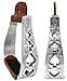 Challenger Tack Horse Saddle Western Riding Engraved Aluminum Stirrups Leather Tread 51154thumb 4