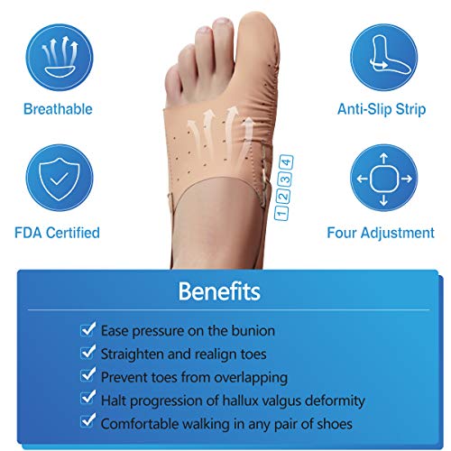 Adjustable Bunion Correctors Toe Straightener 24h Day Night