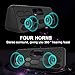 ELP Subwoofers Bluetooth Speaker,Cardless Wireless Home Speaker With TWS Louder Volume,Super Bass Outdoor Waterproof for Beach,Home Theater,Golf Connecting Iphone,Ipad,Samsung Smartphone