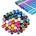 SJ STAR-JOY 72 Colored Pencils Professional Set for Adult Coloring Books, Premium Art Coloring Pencils with Vibrant Color, Perfect Holiday Gifts for Artist Drawing, Oil based soft core