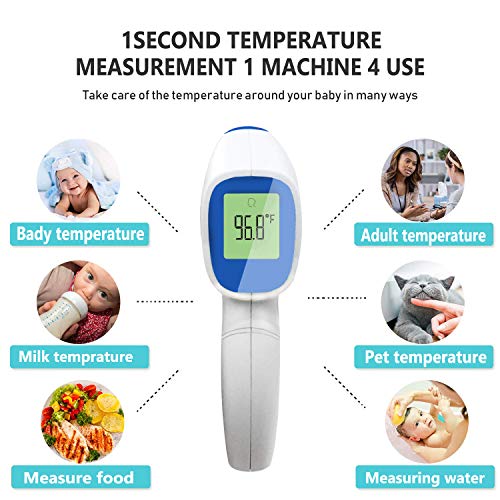 XINYA BAO Forehead Thermometer,Digital Body and Surface Thermometer 2 in 1 Dual Mode Thermometer