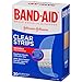 Band-Aid Brand, Comfort-Flex Clear Strips Adhesive Bandages, 30 Count