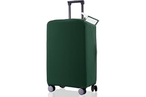 RainVillage Travel Luggage Cover Suitcase Protector Scratch-Resistant Fit 19-31 Inch Suitcase, Not Included Suitcase (Avocado Green, L(26-27 inch))
