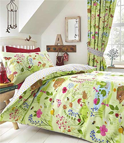 Homemaker Country animals woodland wild flowers bedding & curtains available (Duvet Set - Single)