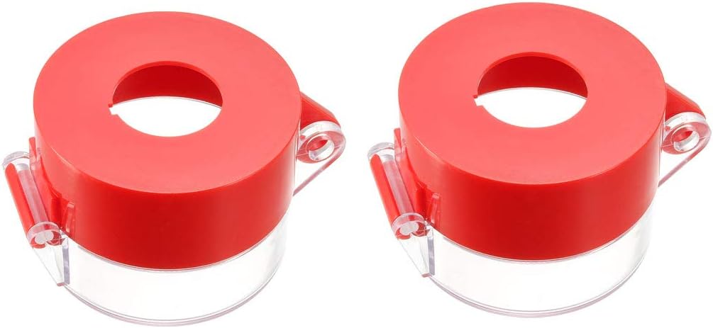 uxcell 2pcs Red Plastic Switch Cover Protector for 22mm Diameter Push Button Switch 5543