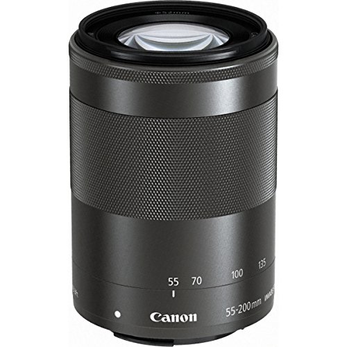 Canon EF-M 55-200mm f/4.5-6.3 Image Stabilization STM Lens (Black)