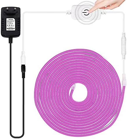 HEGEHE COB Neon LED Streifen 230V - IP65 Wasserdicht, Dimmbar, 240LEDs/m