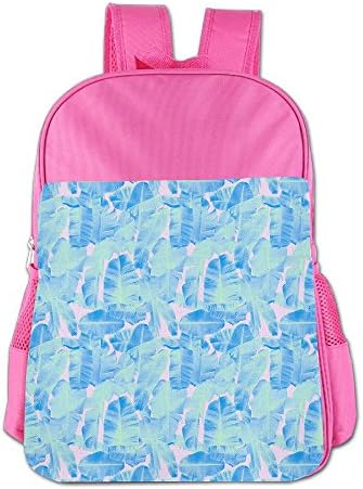 TEC Kid's Watercolor Plants Leaf Shoulder Backpack School Bag