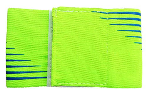 Ancefine Stripe Elastic Youth Soccer Captain Armband,5-Pack (Black)