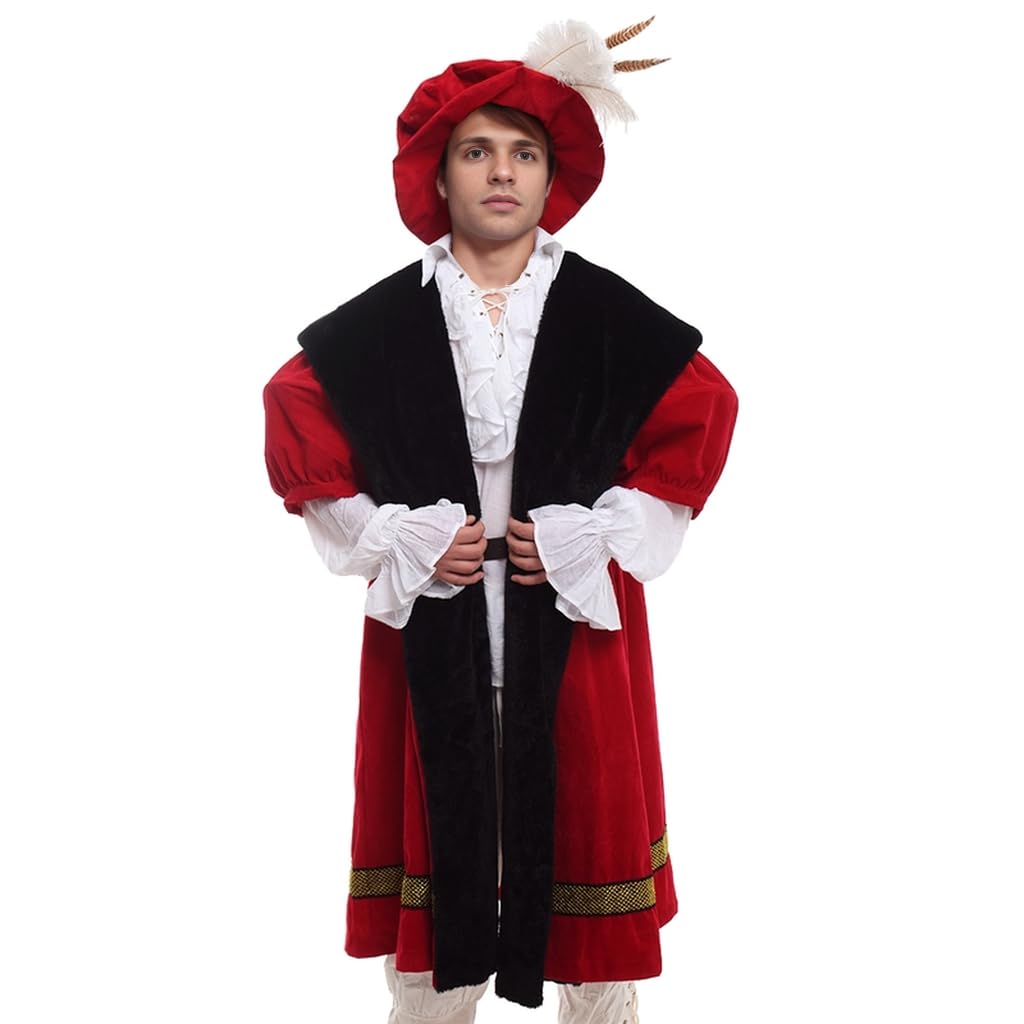Henry VIII Costume Adult Jacket and Pantaloons
