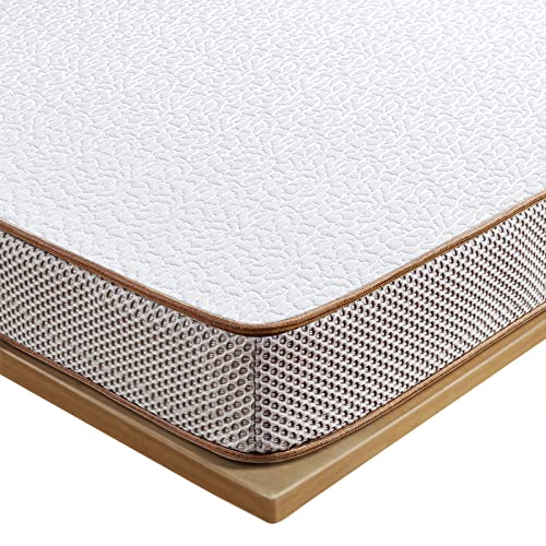 BedStory Topper 160 x 200 cm Reversible Topper with Two Hardness Levels H1 & H2, 7.5 cm Cold Foam Gel Mattress Topper Soft Breathable Washable Cover Mattress Topper for Box Spring Bed Sofa & Hard Mattresses