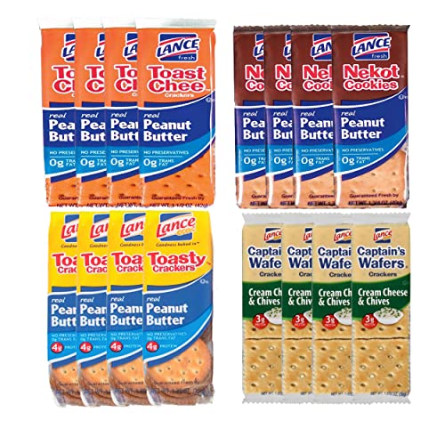 Crackers Snacks Variety Pack for Adults and Kids Individually Wrapped