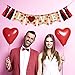 Love Burlap Banner | Valentine's Day Decorations | Valentines Burlap Banner | Black Red Plaid Love Banner | Valentines Decorations | Anniversary Wedding Engagement Party Decorations