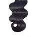 HiMei Hair 7A Brazilian Body Wave 3 Bundles Natural Black Brazilian Hair Bundles Virgin Human Hair Bundles Human Hair Weave (14 16 18inch)