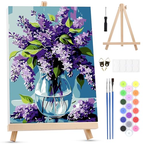 Vase Lilac Flowers
