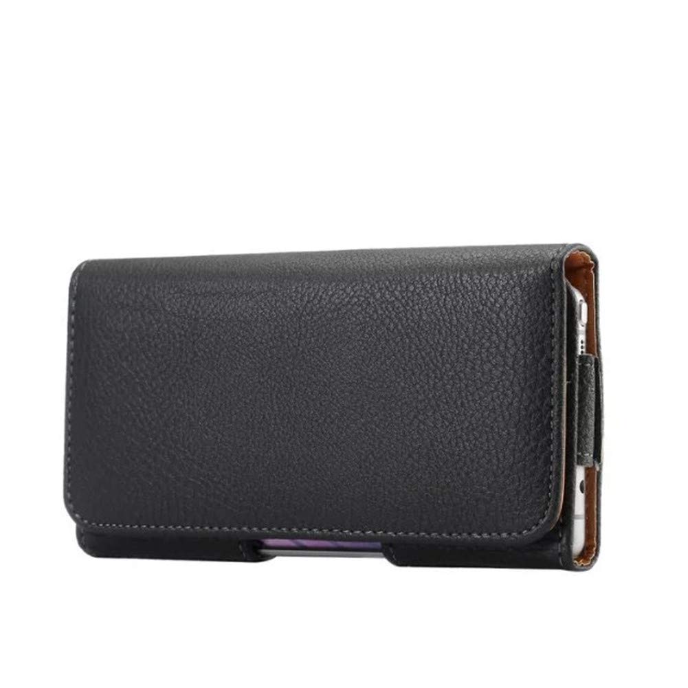 Mens Cellphone Holster Case Pouch Holder with Belt Clip Loops for Samsung Galaxy S23 Ultra, S22 Ultra, S21 Ultra, A13 A03S, Note20, Moto G Pure, G 5G, OnePlus 10T 8T, Nord N200 5G, TCL 30 XE 5G