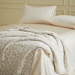 MIDO HOUSE Microfiber Throw Blanket for Couch Chic