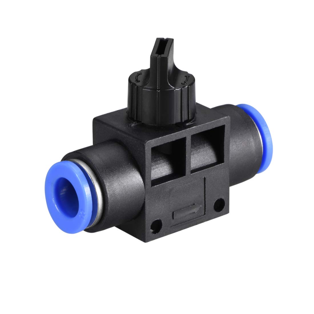 sourcing map 10mm OD Pneumatic Air Flow Control Valve with Push-to-Connect Fitting,Union Straight,Pneumatic Air Speed Controller Valve 5pcs