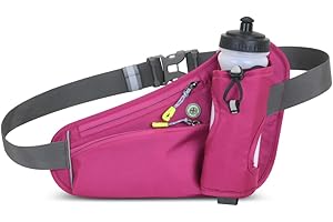 Yaozher Sports HydratBelt Bag Running Belt Waist Pack Bum Bag with Water Bottle Holder for Men Women Running Cycling Hiking W