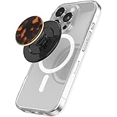 PopSockets Phone Grip for MagSafe, Magnetic Holder, Phone Stand, Tortoise Shell - Tortoise
