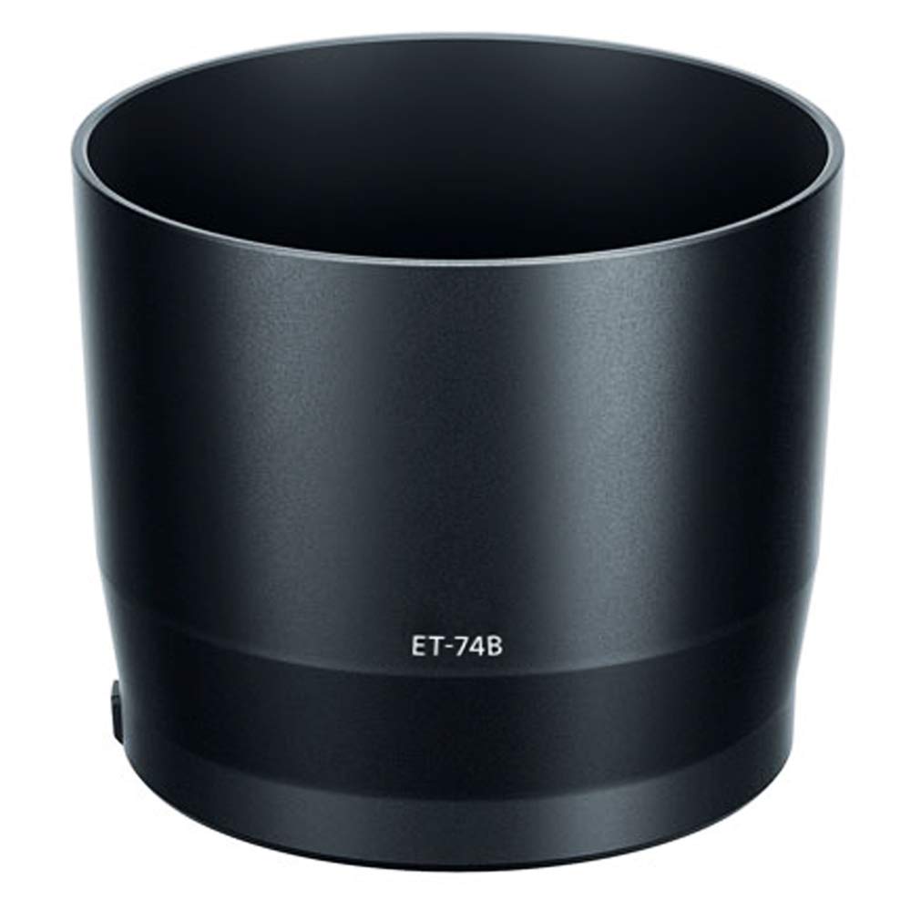 CELLONIC ET-74B Lens Hood Compatible for Canon EF 70-300mm f/4-5.6 IS II USM Plastic Bayonet Cylindrical/Round Sun Shade Protector Cover