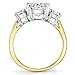 Metal Masters Co. Sterling Silver 925 Meghan Markle 14K Gold Plated Cushion Cubic Zirconia Wedding Engagement Ring