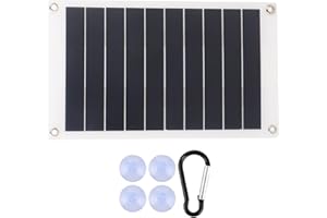 Solar Panel, Solar Battery Charger,10w 5v Portable Solar Power Panel Charger USB Flexible Solar Charging Tool with Carabiner 