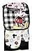 Disney Oven Mitt Pot Holder & Dish Towel 3 pc Kitchen Set (Mickey Mouse Black)