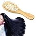 Aisilk 8.7inch Wooden Bamboo Hair Vent Brush Keratin Care and Beauty SPA Massager Massage Comb - Made from Natural Cherry Wood