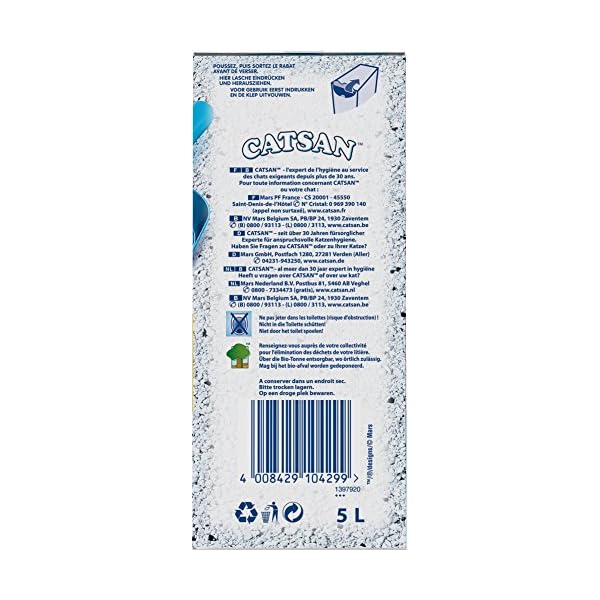 Catsan Active Fresh Lettiera Agglomerante per gatto – Controllo degli odori – 5 L Catsan Catsan Active Fresh Lettiera Agglomerante per gatto – Controllo degli odori – 5 L